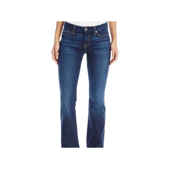 7 For All Mankind ‘A’ Pocket Womens 29x33 Flare Jeans - Picture 3 of 16